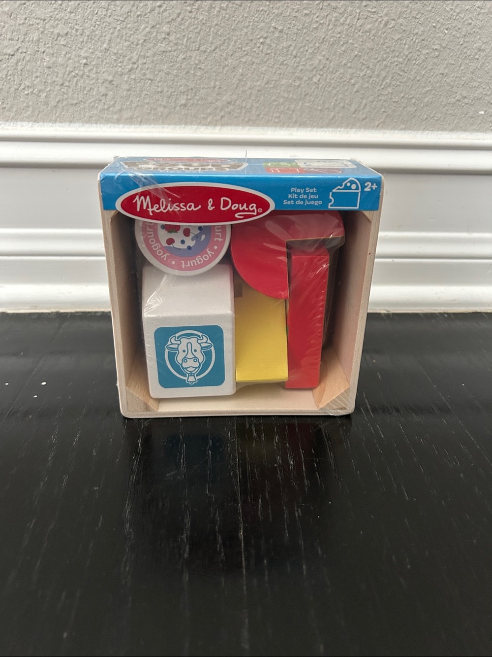 Melissa & Doug Wooden Food Groups Play Food Set - Dairy
- FSC Certified